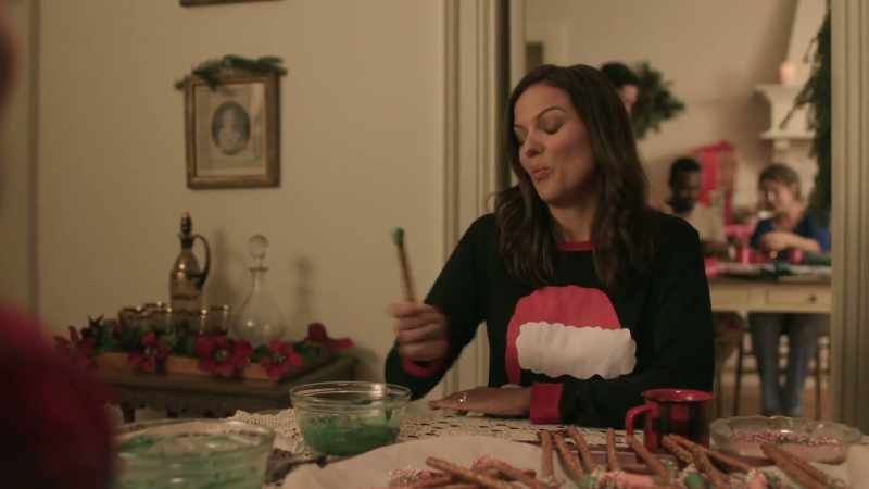 Just waiting to hang a baby stocking
