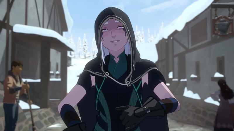 Just walking into town, without a care in the world