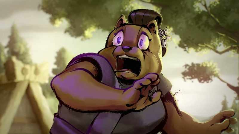 [Karasu-Tengu] It then eats them! -[growling]