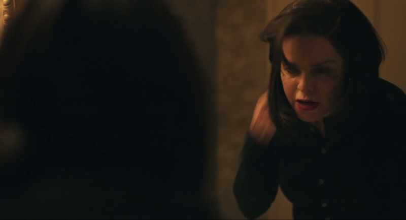[Karen coughing]