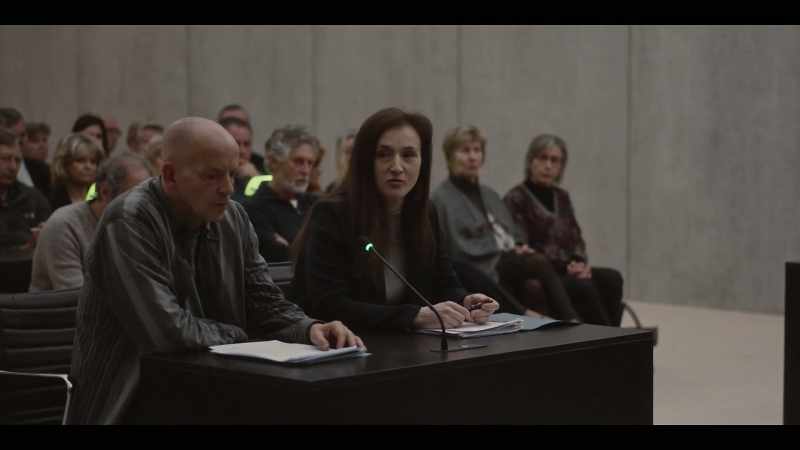 Kate Lawson appears from inside the house