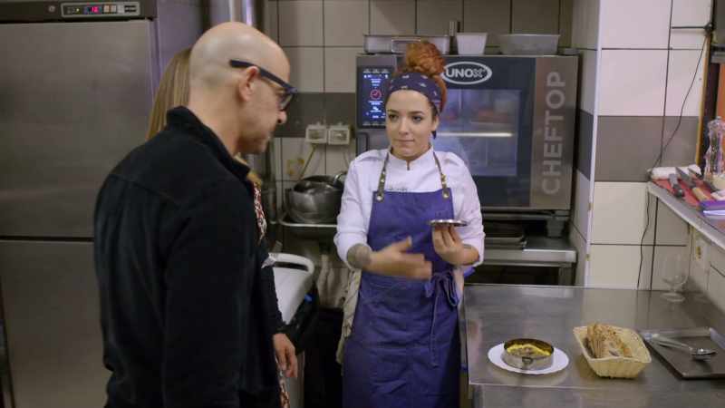 [KATIE] Smell it. Wow, rich. - [TUCCI] Oh yeah that's nice