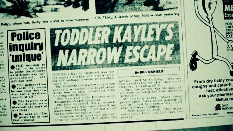 Kayley survived the collapse