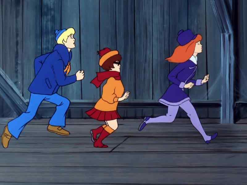 Keep running! He's right behind us