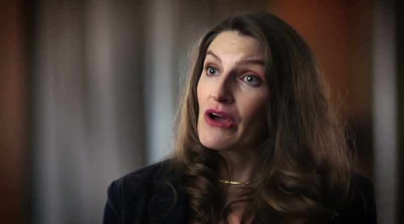Kellie Martin ends up coding right there
