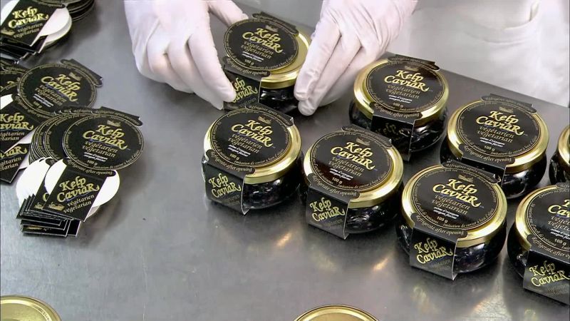 Kelp caviar contains no artificial colors or flavors