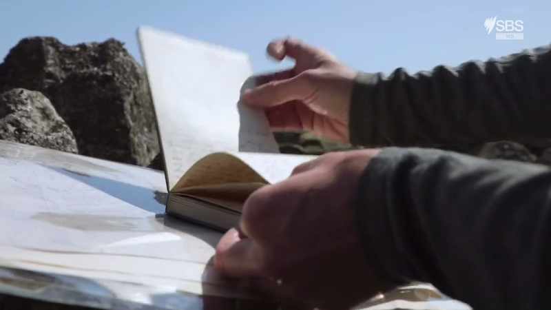 Kenneth Steer filled his notebooks