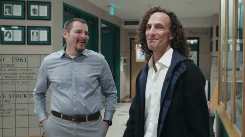 (KENNY G LAUGHING) -PRINCIPAL: Yeah, well, I'd love