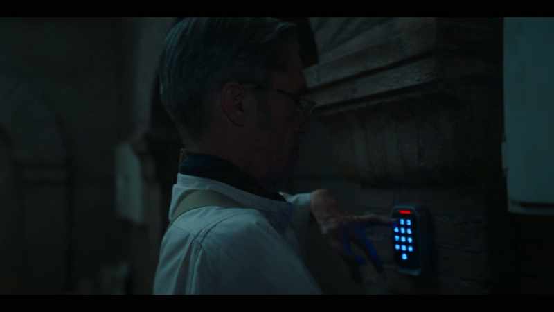 [keypad beeps]