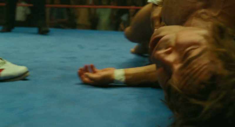 Kick to the ribs. That has to do some damage