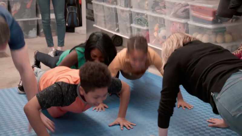 [kids counting] One, two, three