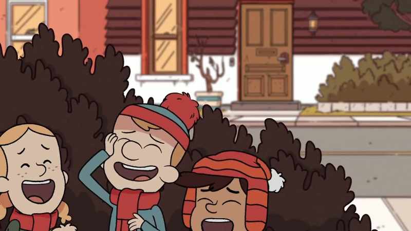 [kids laughing]