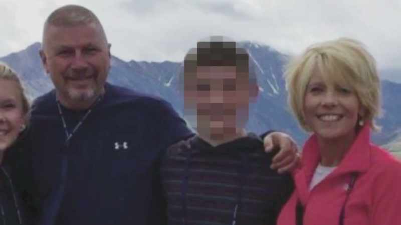Kim, son Jackson, Scott