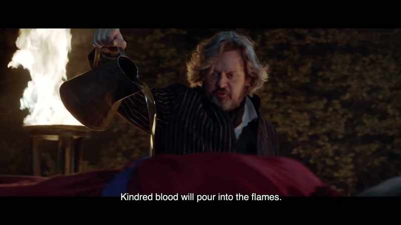 Kindred blood will pour into the flames