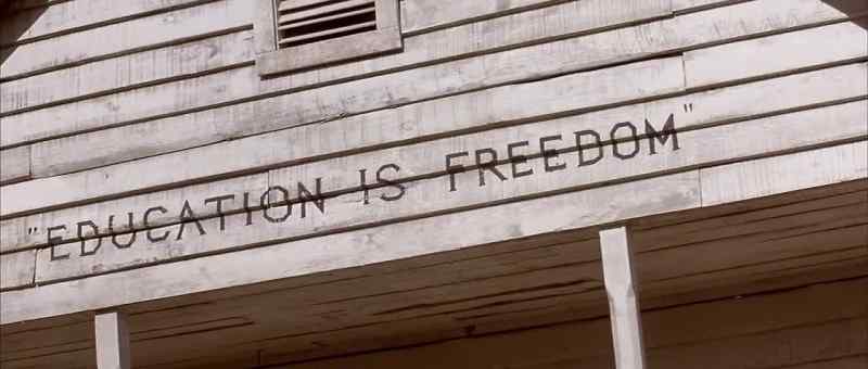 (King David) Education leads to freedom. Education is freedom