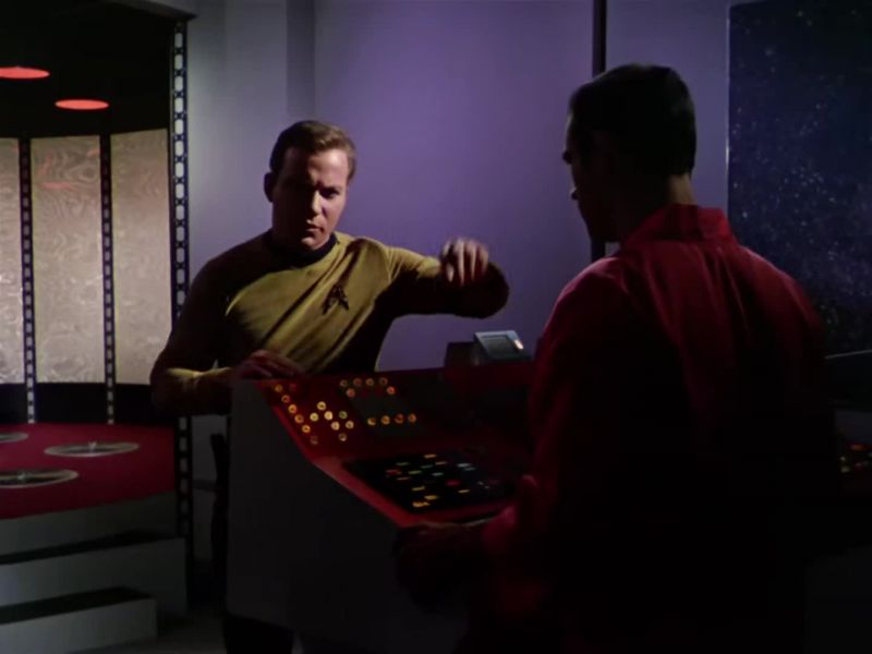 Kirk to bridge. - Spock here