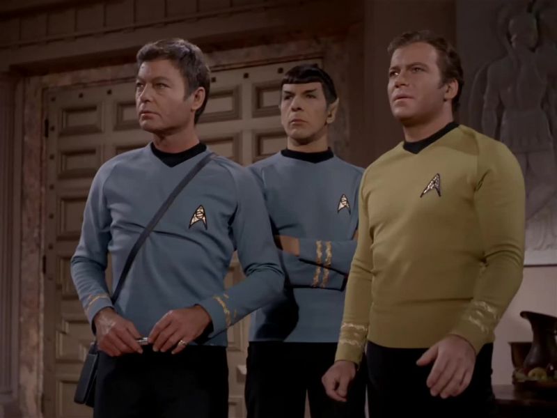 [Kirk] Nurse. Lieutenant Uhura