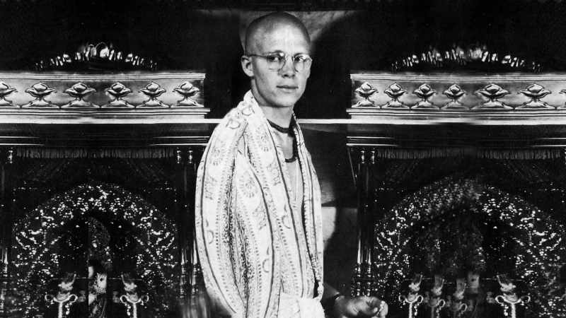 Kirtanananda gave a class that morning
