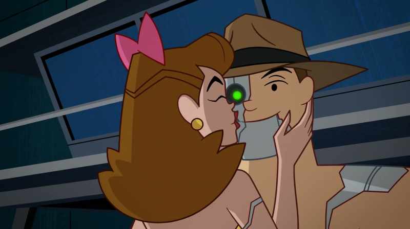 (KISSES NOISILY)