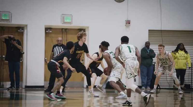 KJ. Right elbow. Against Waikle. Spins