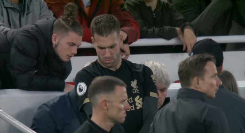 [KLOPP]: Adrian trained for four days, five days with us