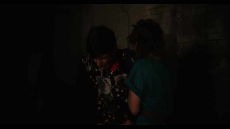 [knife thuds] [Stephanie groans]