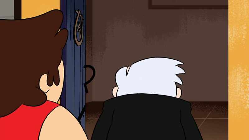 [ Knocker clangs ]
