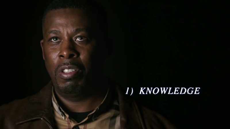 Knowledge is to look, listen and also respect
