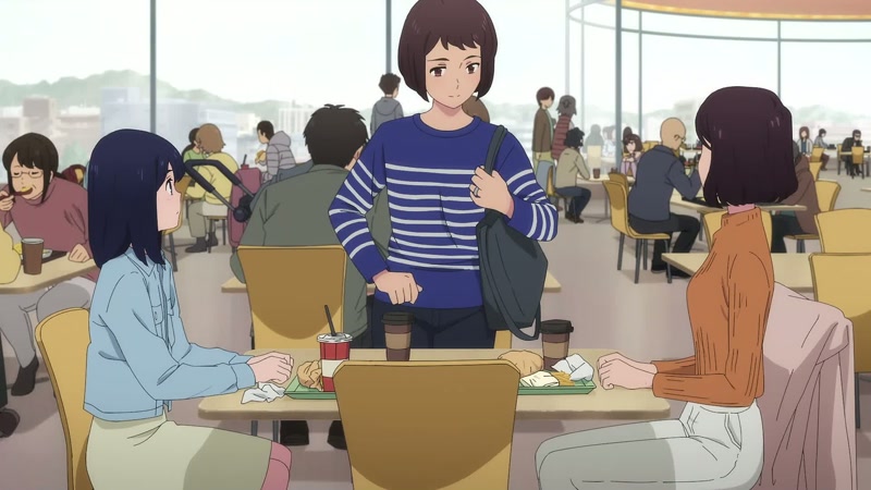 Kokoro wanted a hamburger, so we came early