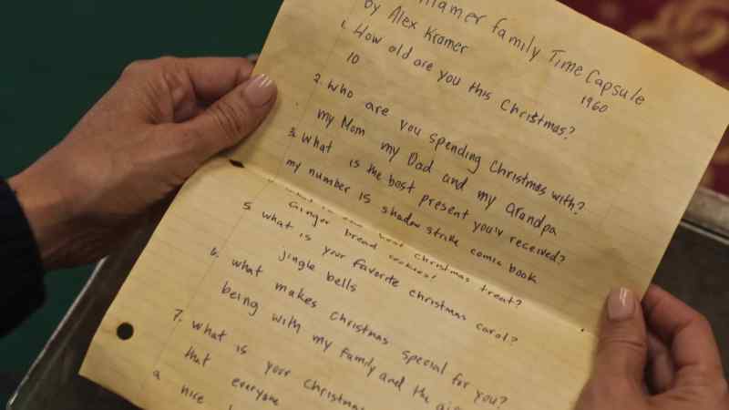 Kramer Family Time Capsule, 1960
