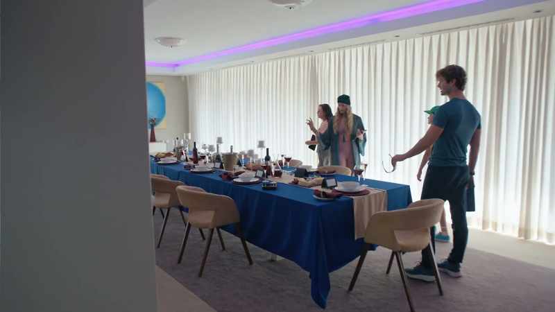 [Kyle] Oh, yeah. Love me some catering. -[Julie] This is incredible