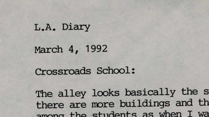 L.A. diary, march 4, 1992