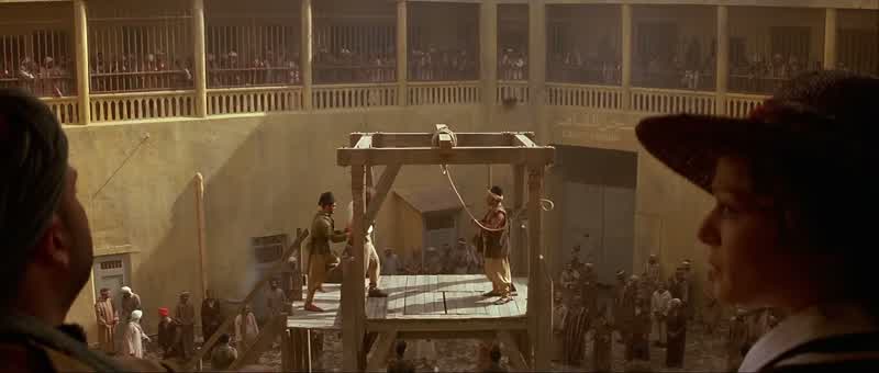 I'll give you 100 pounds to save this man's lifeMadam I would pay 100 pounds just to see him hang200 pounds Proceed300 poundsAny last requests pigYeah Loosen the knot and let me goOf course we don't