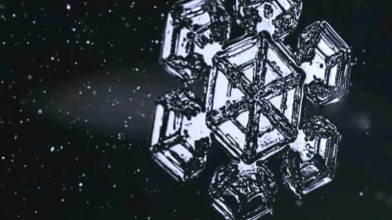 Lacasce: THESE ICE PARTICLES TEND TO HAVE A HEXAGONAL SHAPE