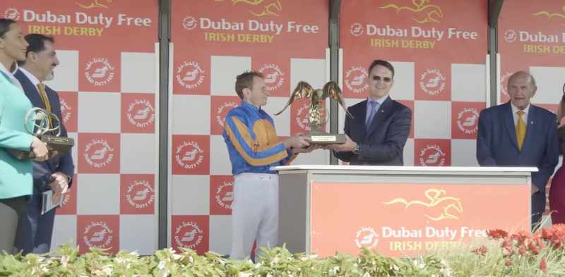 Ladies and gentlemen, it's your winner Aidan O'Brien!