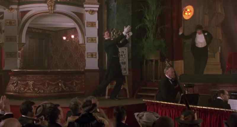 Ladies and gentlemen, Mr. Charles Chaplin!