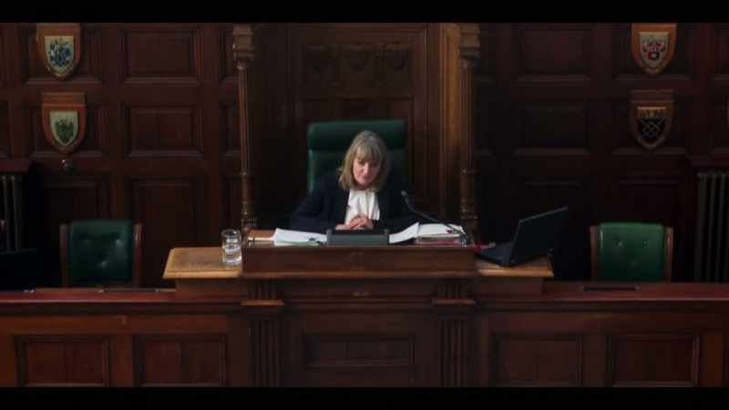 LADY JUSTICE: And you disembarked the train