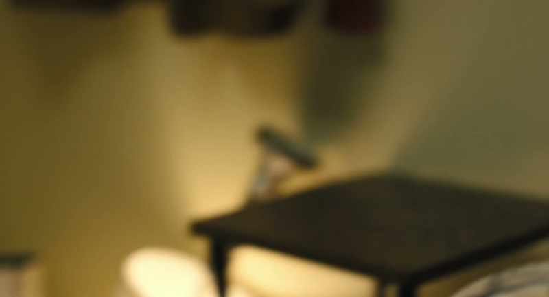 (lamp clatters)