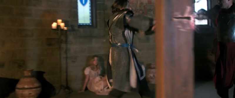 [Lancelot grunting]