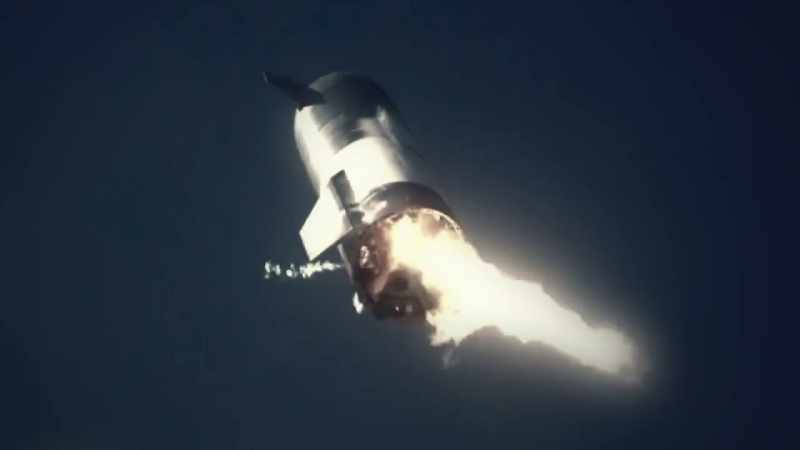 Landing the 100 ton spacecraft proves challenging