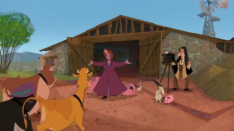 Last one to the barn sleeps standing up
