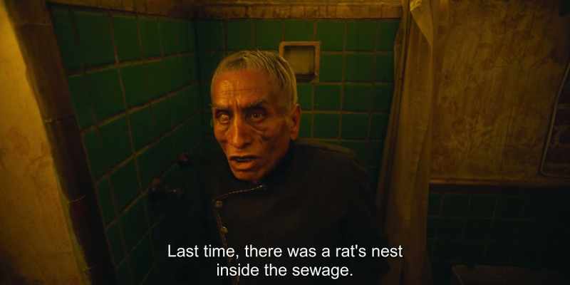 Last time, there was a rat's nest inside the sewage