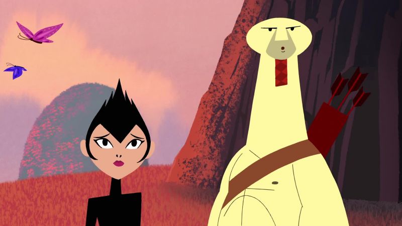 Later, we learned the curse was of Aku's doing