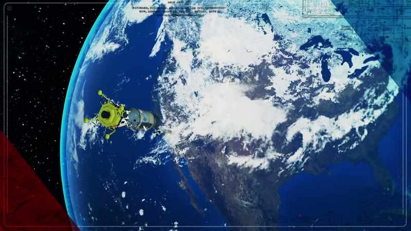 Later, with Earth growing ever larger