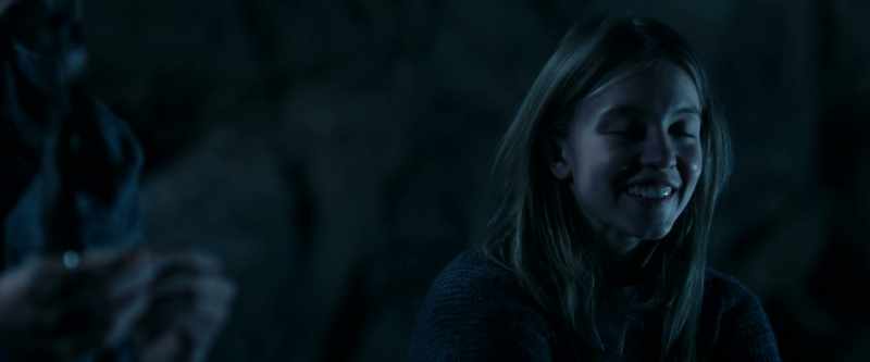 (laughing): I watched that scene, like