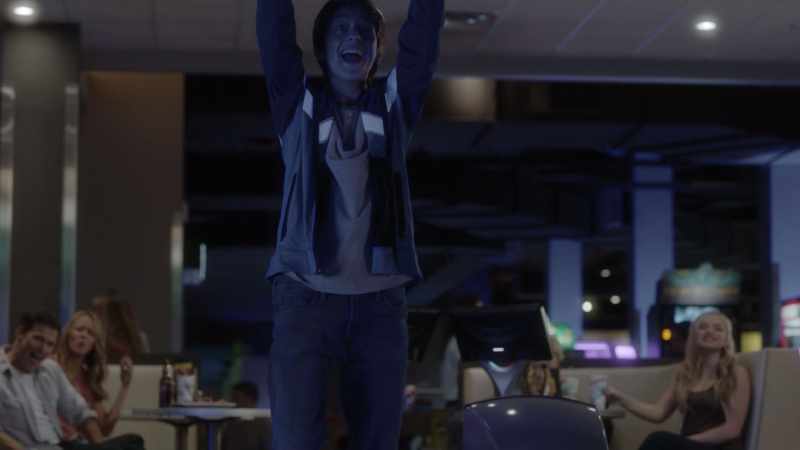 (laughs): Hey! (whooping) Yes!