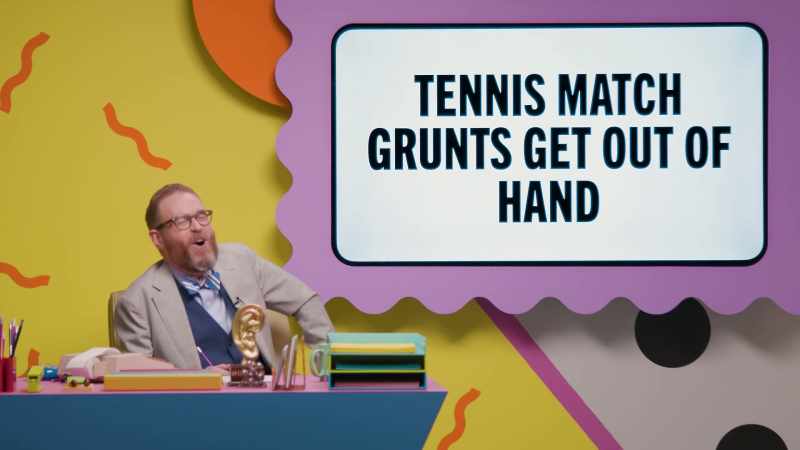 (laughs) If only tennis could be that civilized