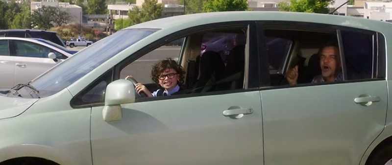 (LAUGHS) It's okay, I just let him drive from around the block