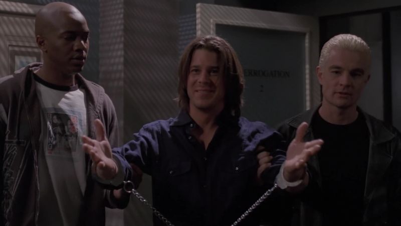 [ Laughs ] You boys look like you could use a hug