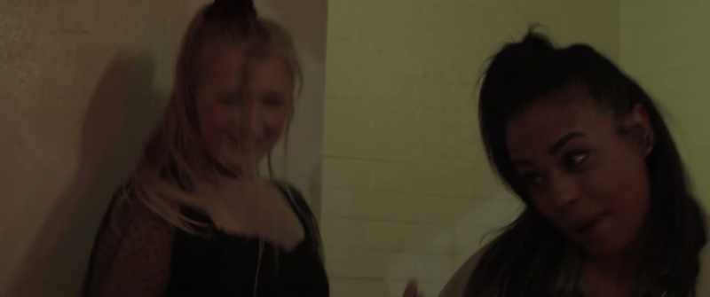 (Laurie and Crista imitate person gagging)